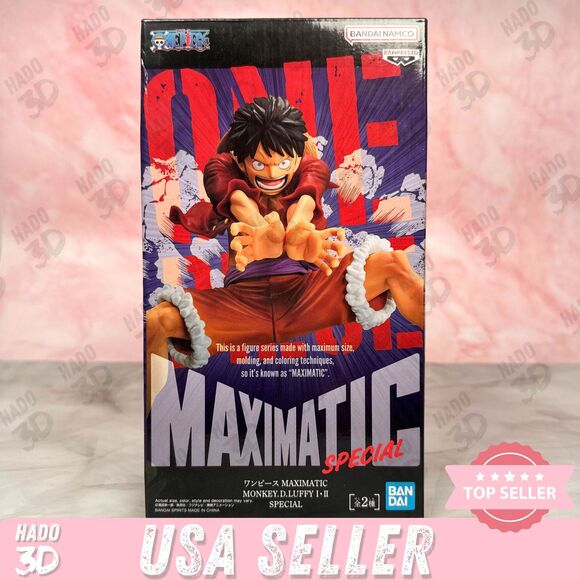 ONE PIECE Monkey D. Luffy II SPECIAL MAXIMATIC Figure BANPRESTO Japan Sealed - Picture 1 of 8